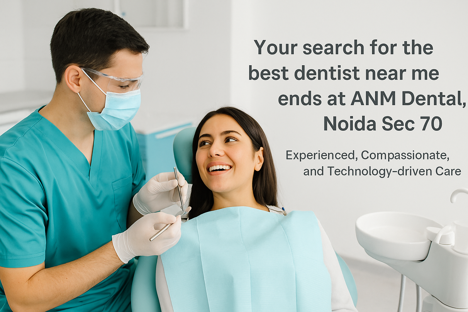 Your Search for the Best Dentist Near Me Ends at ANM Dental, Noida Sec 70????